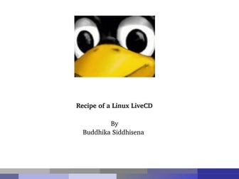 Recipe of a linux Live CD (archived)