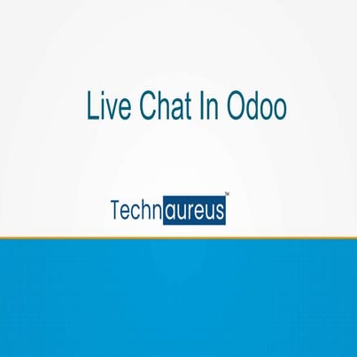 Live chat in odoo
