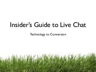Live Chat for Dealerships Digital Dealer 9 Presentation