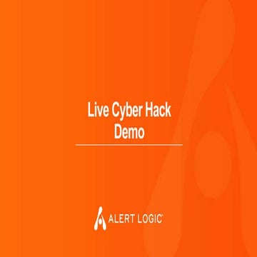#ALSummit: Live Cyber Hack Demonstration