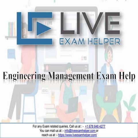 Engineering Management Exam Help
