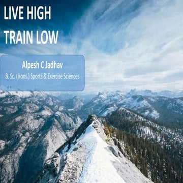 Live High Train Low