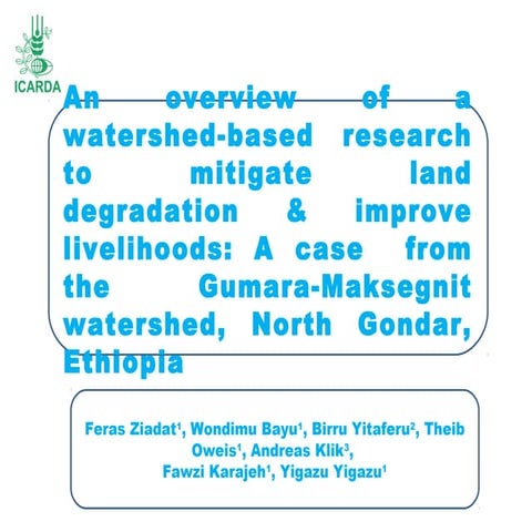 Watershed research-overview 