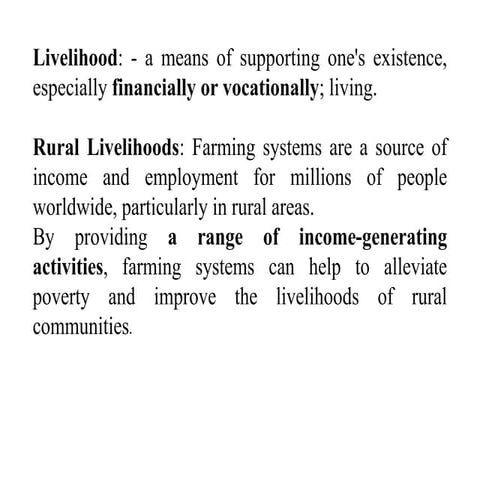 qqqqqqqqqLivelihood systems HRT. farming system | PPTX