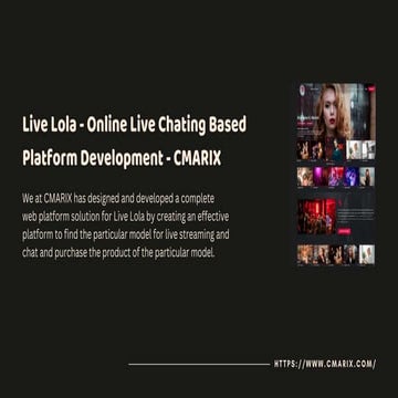 Live Lola - Online Live Chating Based Platform Development - CMARIX