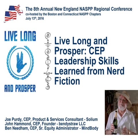 Live Long and Prosper: CEP Leadership Skills Learned from Nerd Fiction