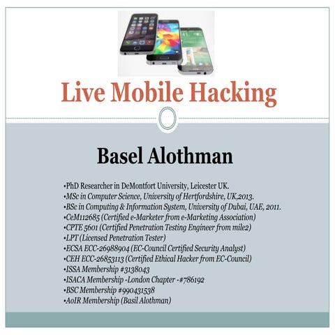 Live mobilehacking | PDF