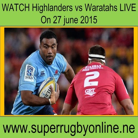 Live nsw waratahs vs highlanders broadcast