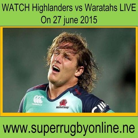 Live nsw waratahs vs highlanders direct tv coverage