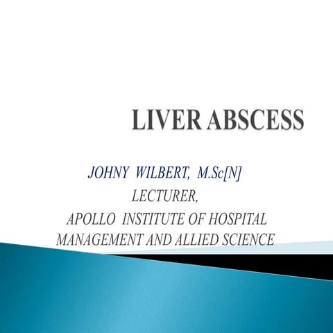 Liver abscess
