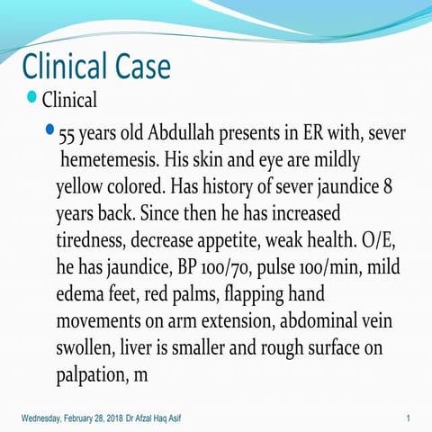 Liver cirrhosis.2018