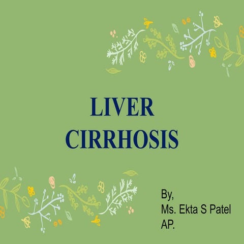 Liver cirrhosis