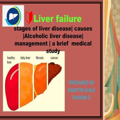 Liver failure -stages of liver disease| causes |Alcoholic liver disease| mana...