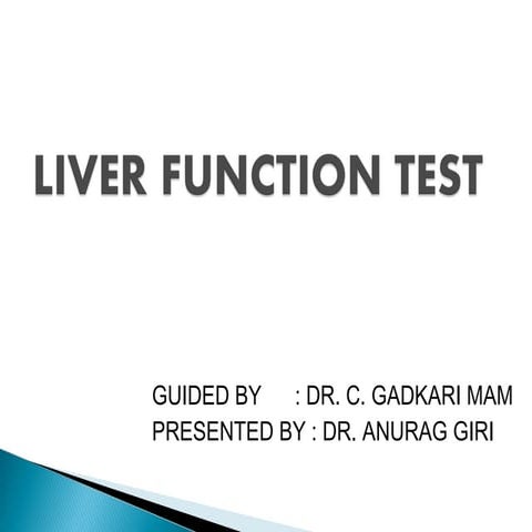 Liver function test