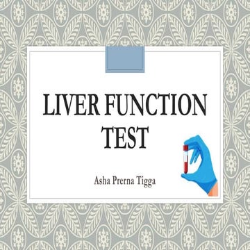 LIVER FUNCTION TEST 