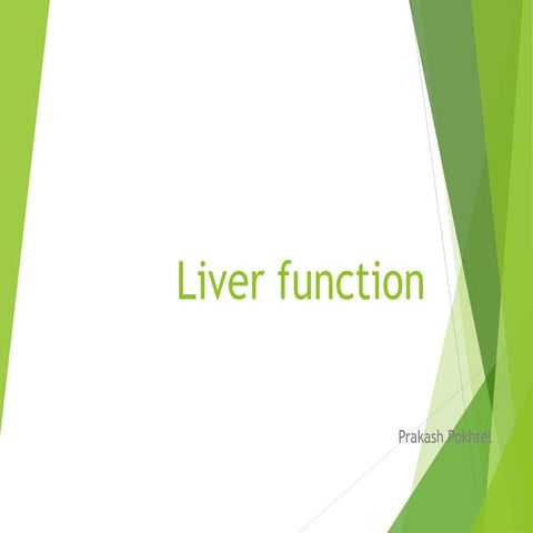 Liver fxn