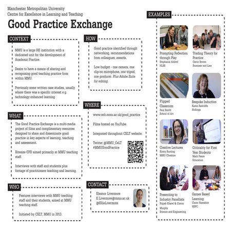 Good Practice Exchange Handout