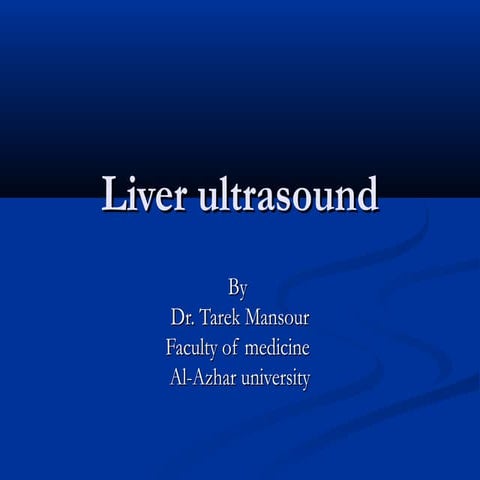 Liver ultrasound