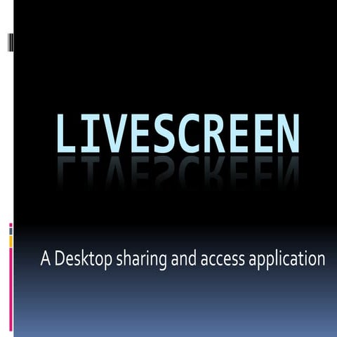 Live screen final demo