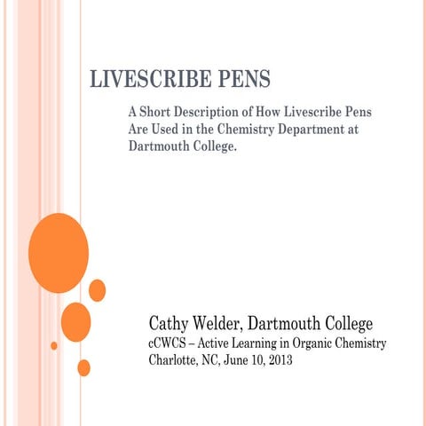 Livescribe Pens Presentation on College Campus