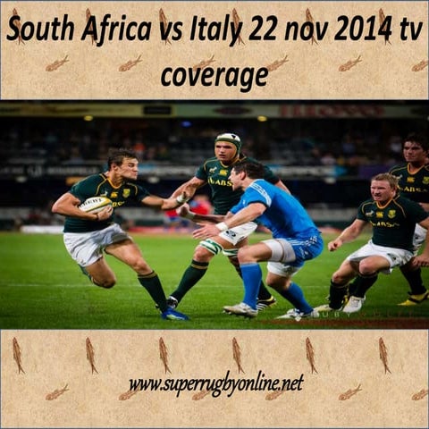 Live rugby south africa vs italy 22 nov | PPTX