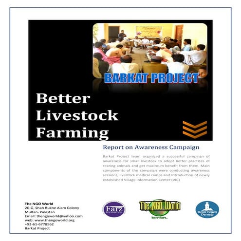 Livestock farmer awarness