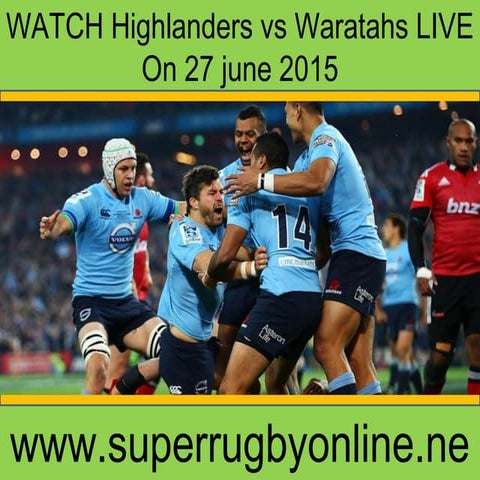Live super rugby nsw waratahs vs highlanders