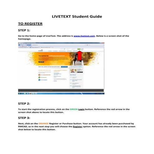 Livetext student guide 2012 1