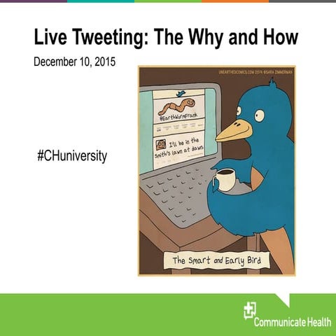 LiveTweeting CH Training