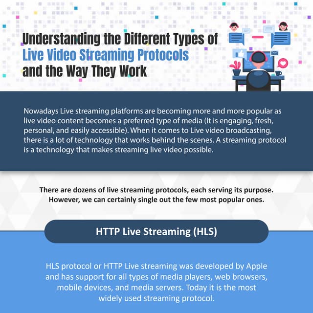 Different Types of Live Video Streaming Protocols and the Way They Work