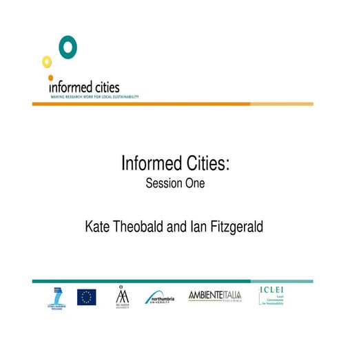 Informed Cities: Live vote results 1