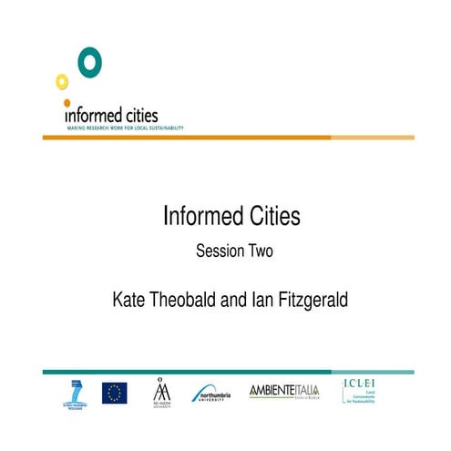 Informed Cities: Live vote results 2