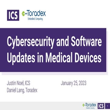 Cybersecurity and Software Updates in Medical Devices.pdf