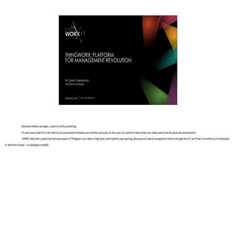 The IoT Can Spark Total Management Revolution: the Circular Company