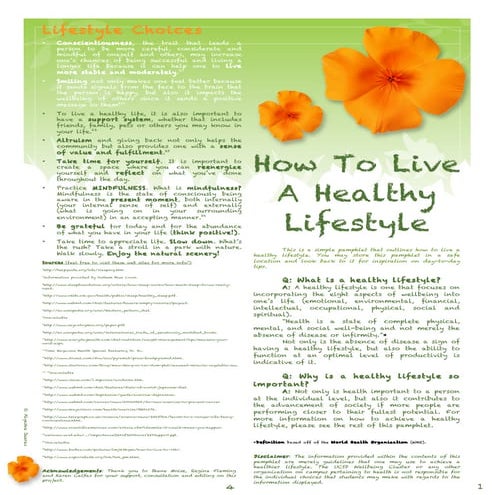 Living A Healthier Life