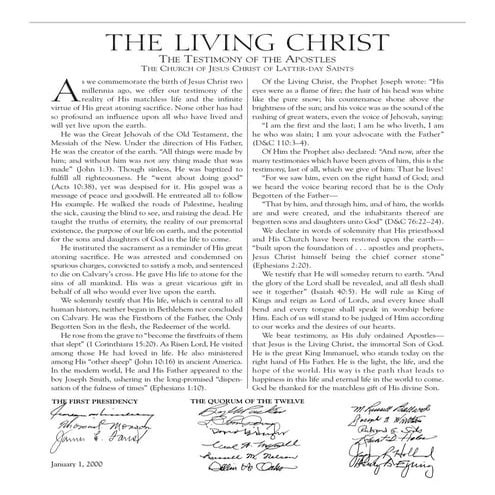 The Living Christ: The Testimony of the Apostles