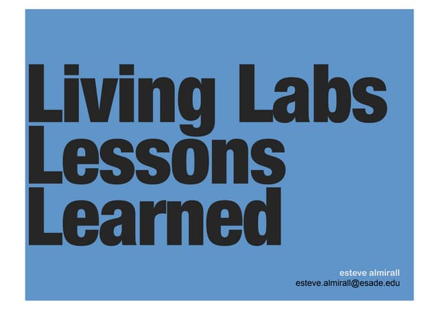 Living%20 Labs E Almirall