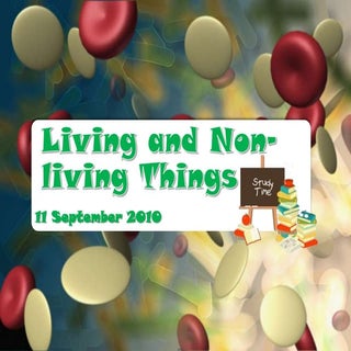 Living And Non Living Things