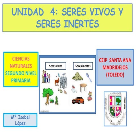 Living and non living things . español