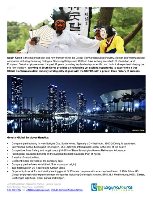 Living And Working In Korea As A Global Employee 2017