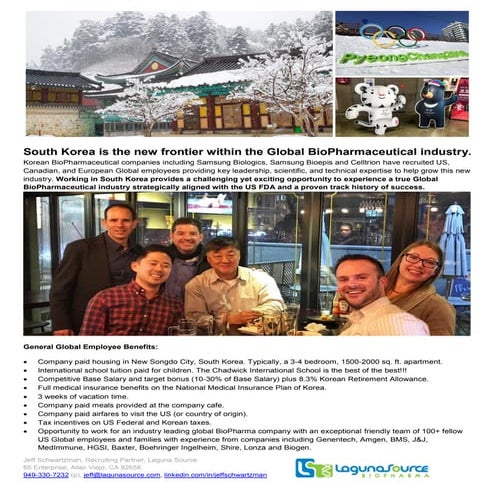 Living and working in Korea as a Global Employee 2018 | PDF