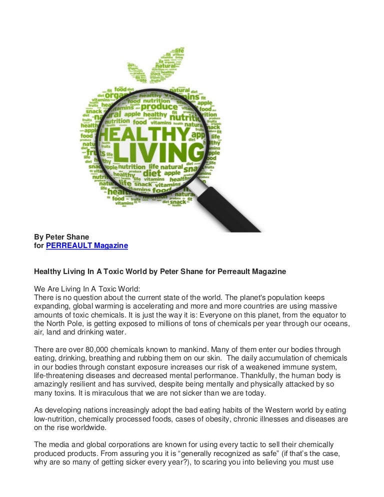 Living Healthy In A Toxic World