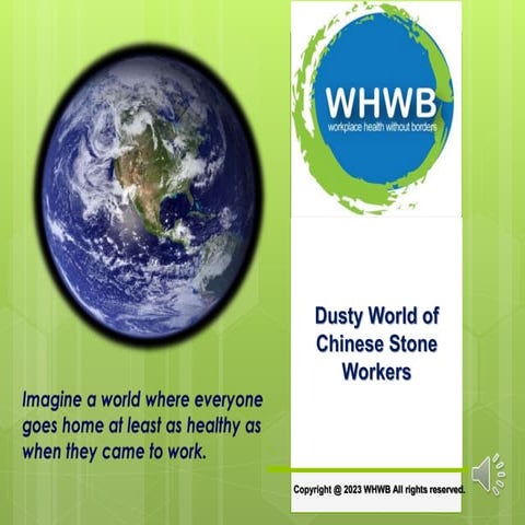 Living in Dusty Environmental World in China