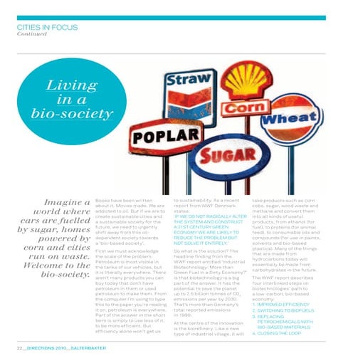 Living in bio society