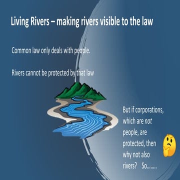 Earth Law Center: Rights of Rivers | PPTX