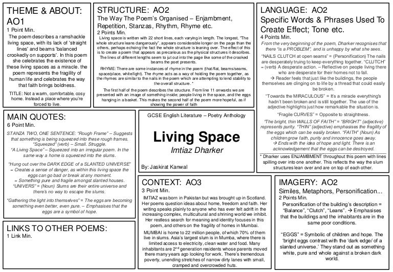 Living Space Imitiaz Dhaker (Summary Sheet)