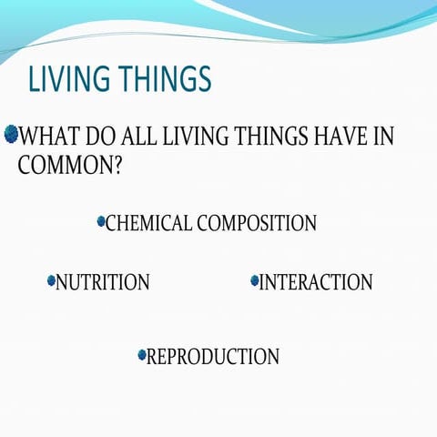 Living things 2015 | PPS | Biological Sciences | Science