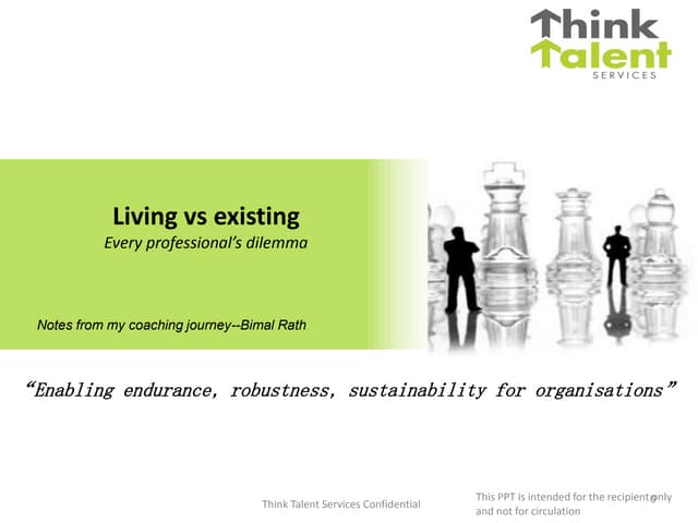 Living vs existing