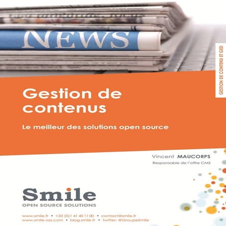 Livre blanc Smile - Le meilleur des CMS open source | PDF