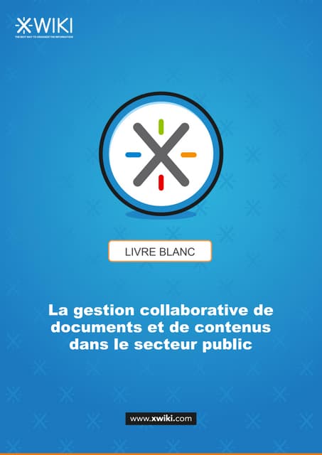 Livre blanc : gestion collaborative de contenus dans le secteur public